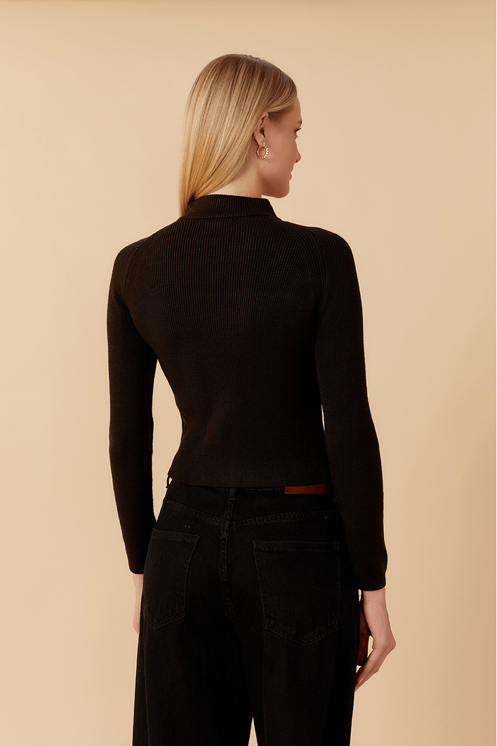 Blusa Tricot Transparência