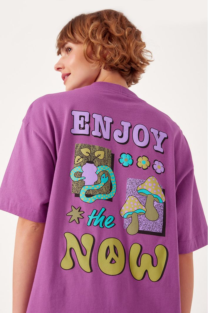T- Shirt Silk Enjoy The Now