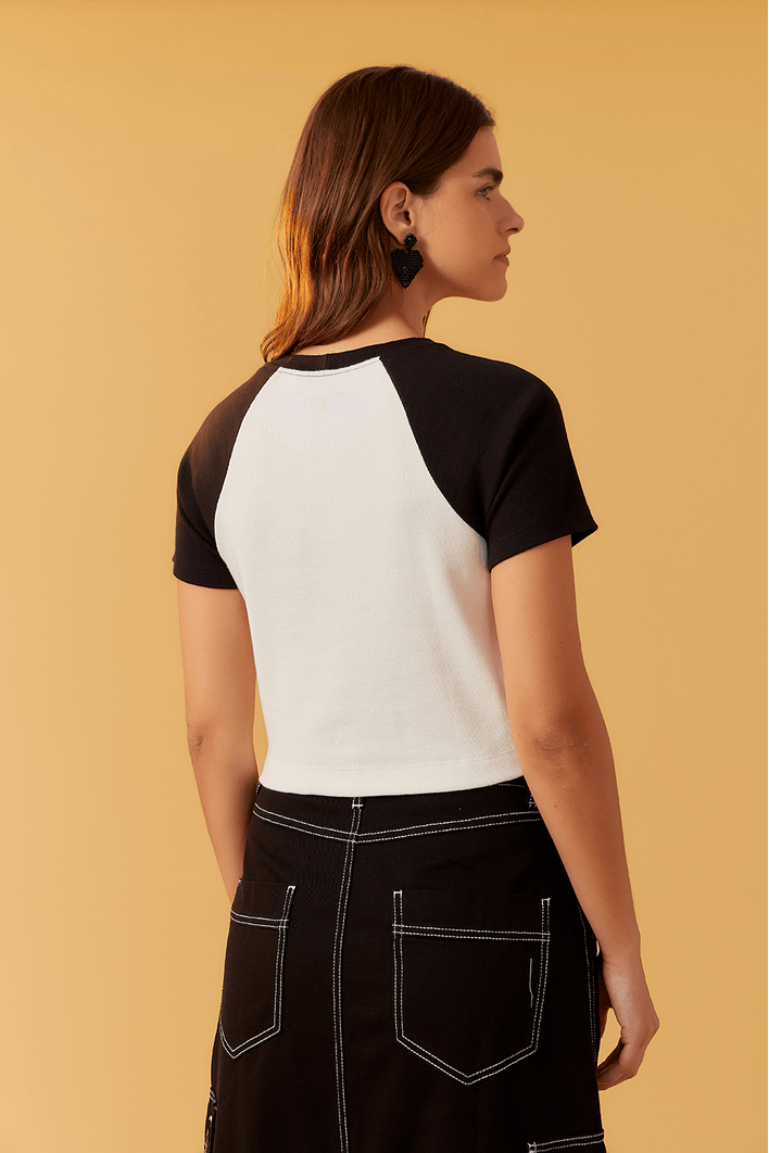 Blusa Raglan Ribana Bordado Nala