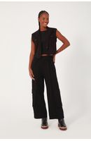 Calça Sarja Bolsos