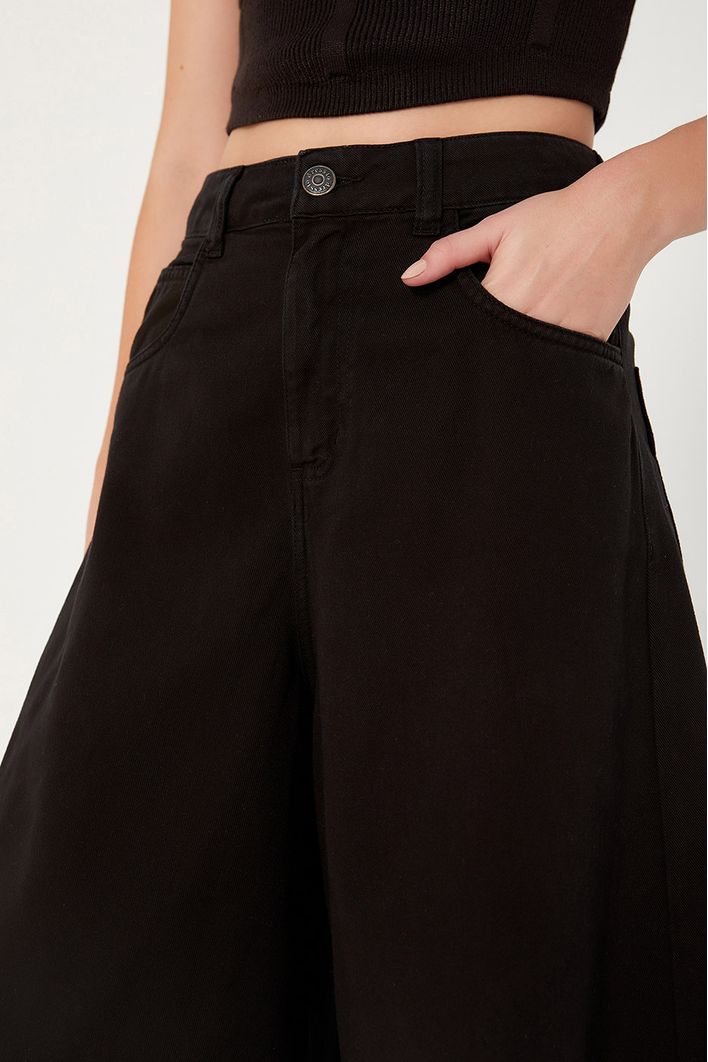 Calça Color Cropped Pantalona