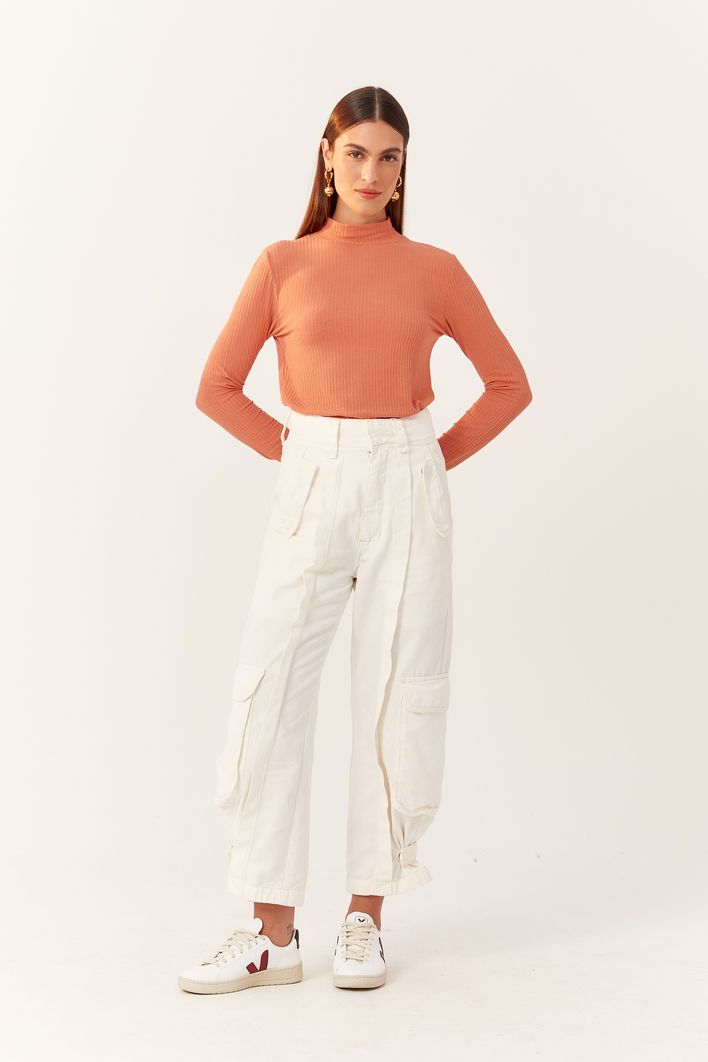Calça Sarja Bolsos