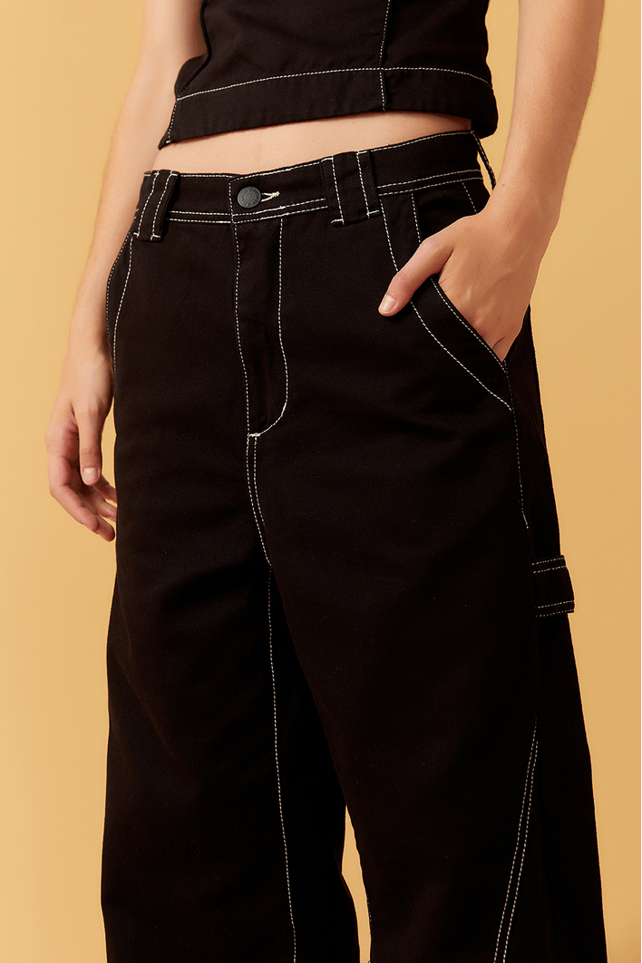 Calça Sarja Carpinteiro Pespontos