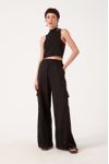 Calça Tricot Cargo Lurex