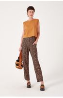 Calça Linho Estampa Onçalina