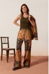 Calça Sarja Estampa Blend Verde