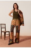 Calça Sarja Estampa Blend Verde