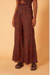 Calça Lurex Estampa Nina