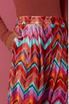 Calça Veludo Estampa Ikat