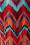 Calça Veludo Estampa Ikat
