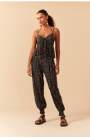 Calça Aladim Lurex Estampa Sideral