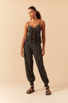 Calça Aladim Lurex Estampa Sideral