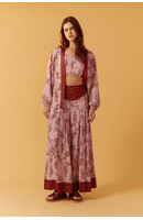 Calça Pantalona Estampa Nala