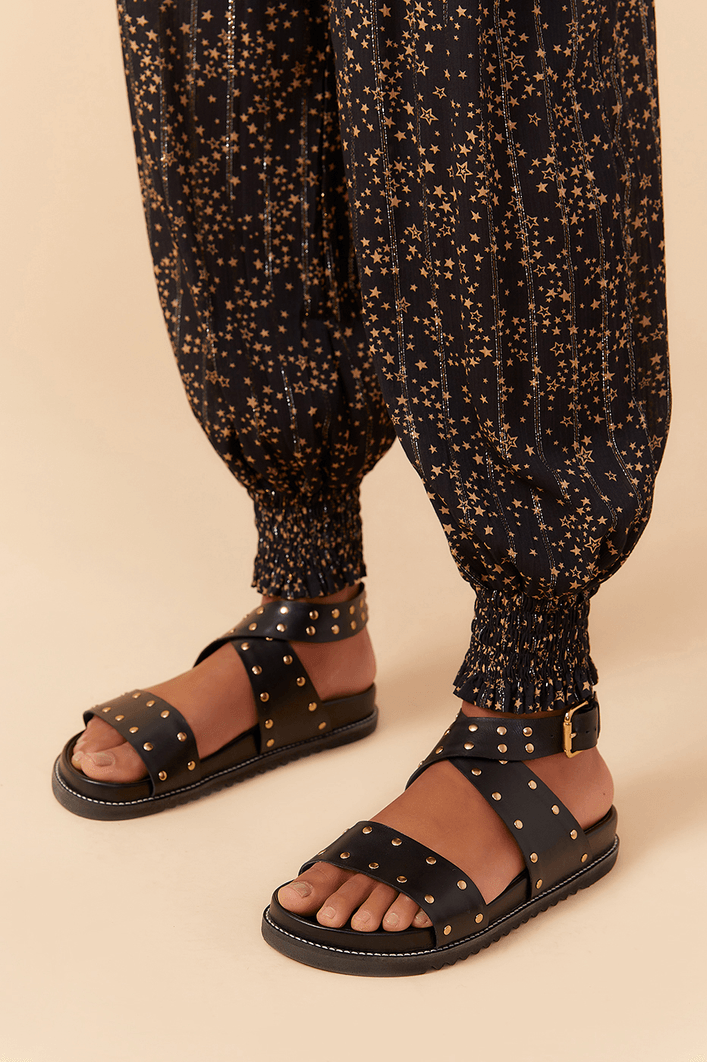 Calça Aladim Lurex Estampa Sideral