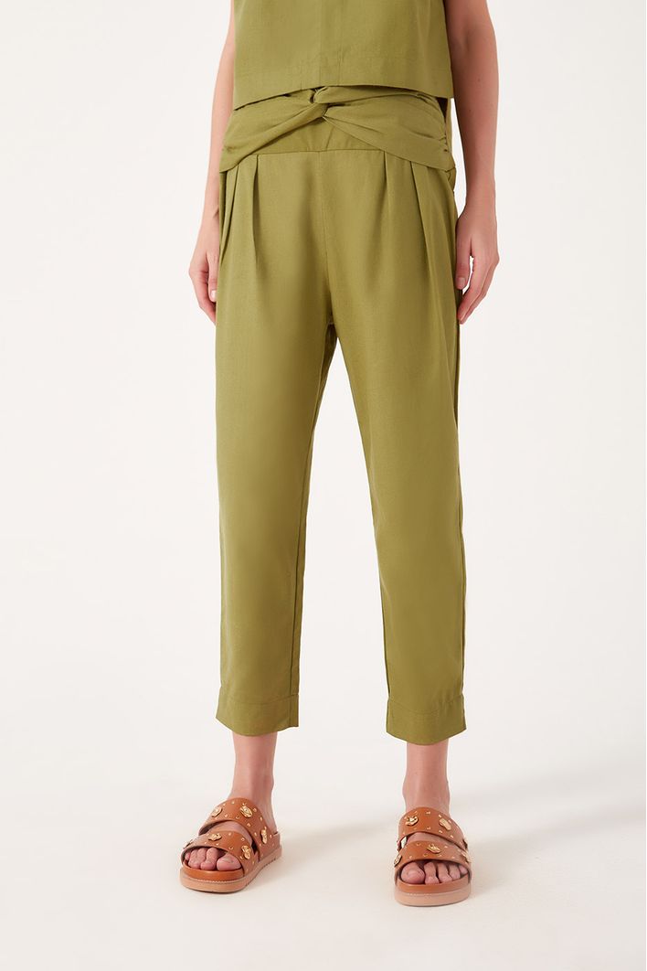 Calça Linho Cos Torcido