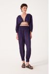 Calça Lurex Lastex Cintura