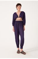 Calça Lurex Lastex Cintura