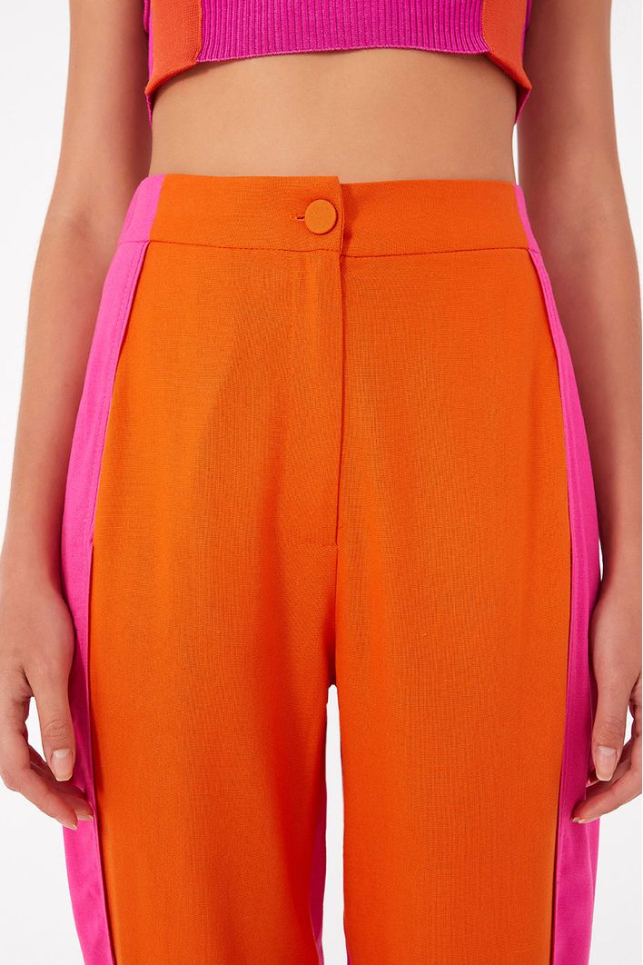 Calça Linho Bicolor