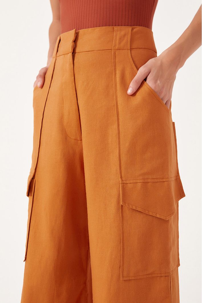 Calça Linho Cargo