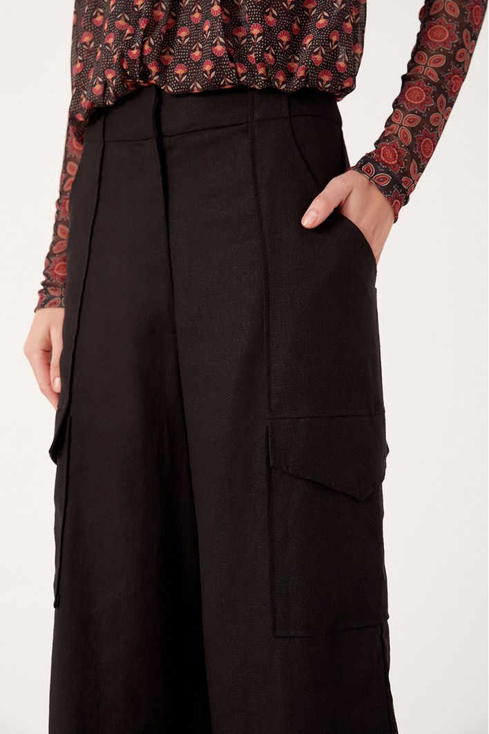 Calça Linho Cargo