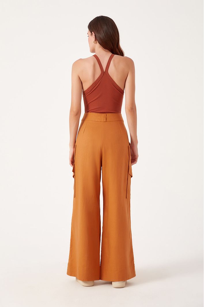 Calça Linho Cargo