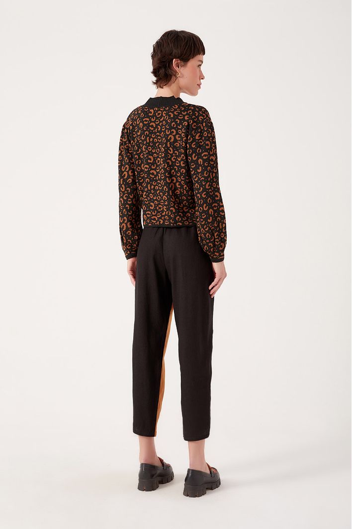 Calça Linho Bicolor