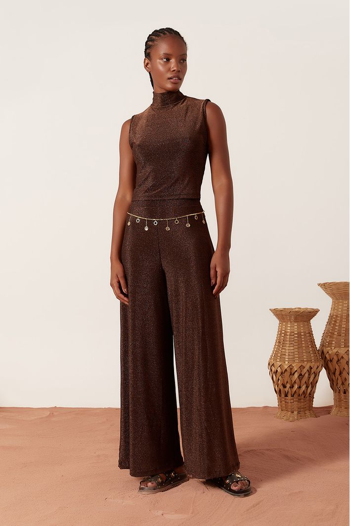 Calça Lurex