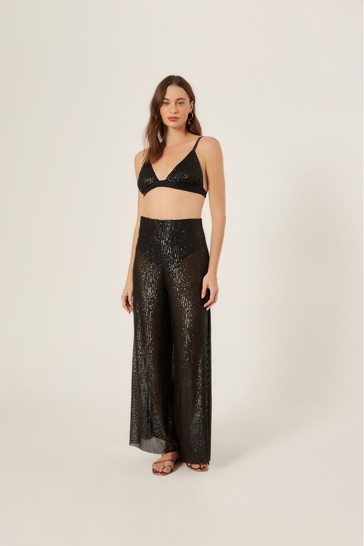 Calça Pantalona Paete