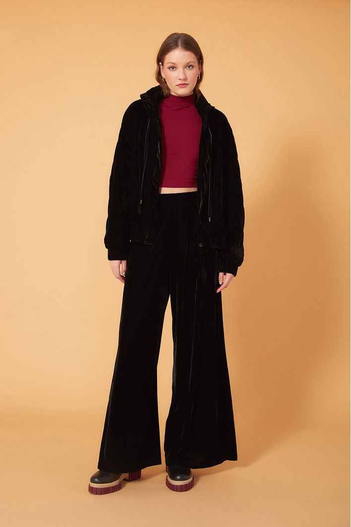Calça Pantalona Veludo