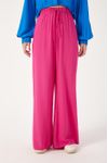 Calça Pantalona Bolsos Laterais
