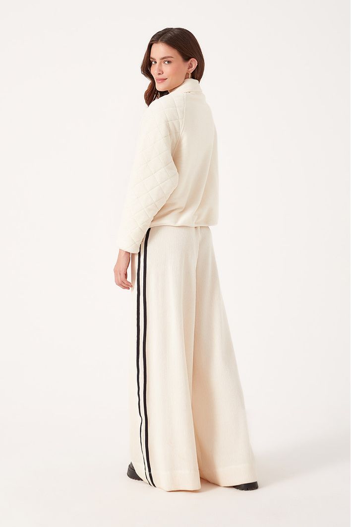Calça Malha Alfaiataria Canelada