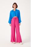 Calça Pantalona Bolsos Laterais