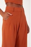Calça Linho Pregas Frente