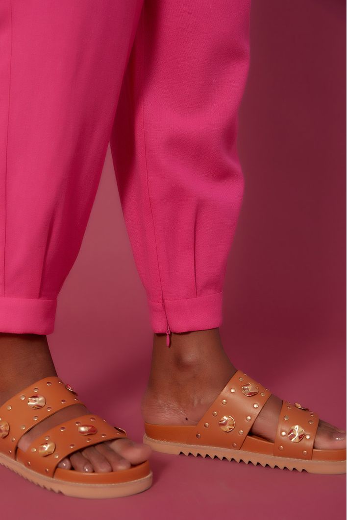 Calça Linho Alfaiataria Pregas