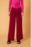 Calça Bicolor Com Cadarço Cintura