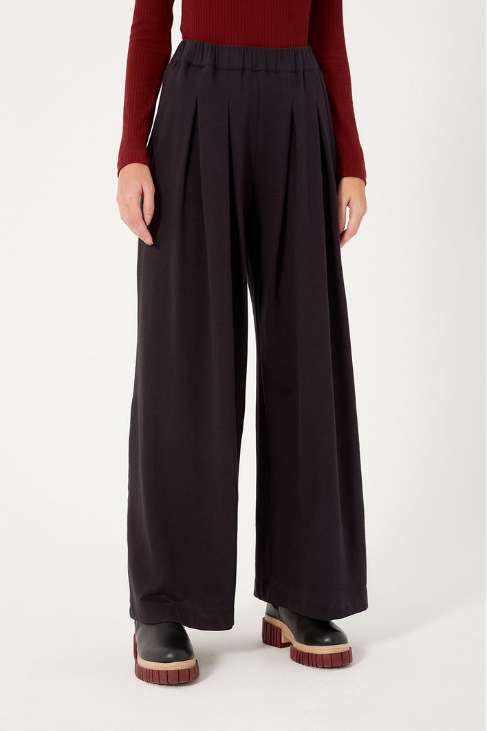 Calça Pantalona Pregas