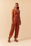 Calça Cetim Jogger