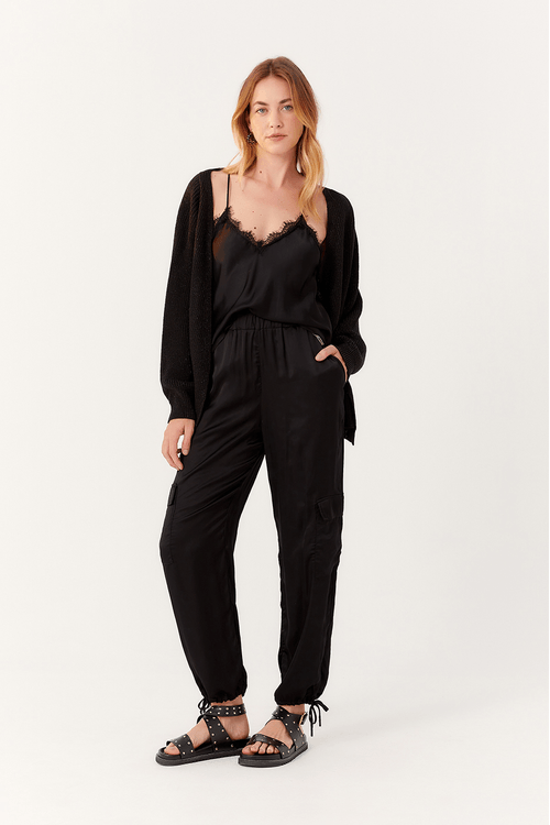 Calça Cetim Jogger