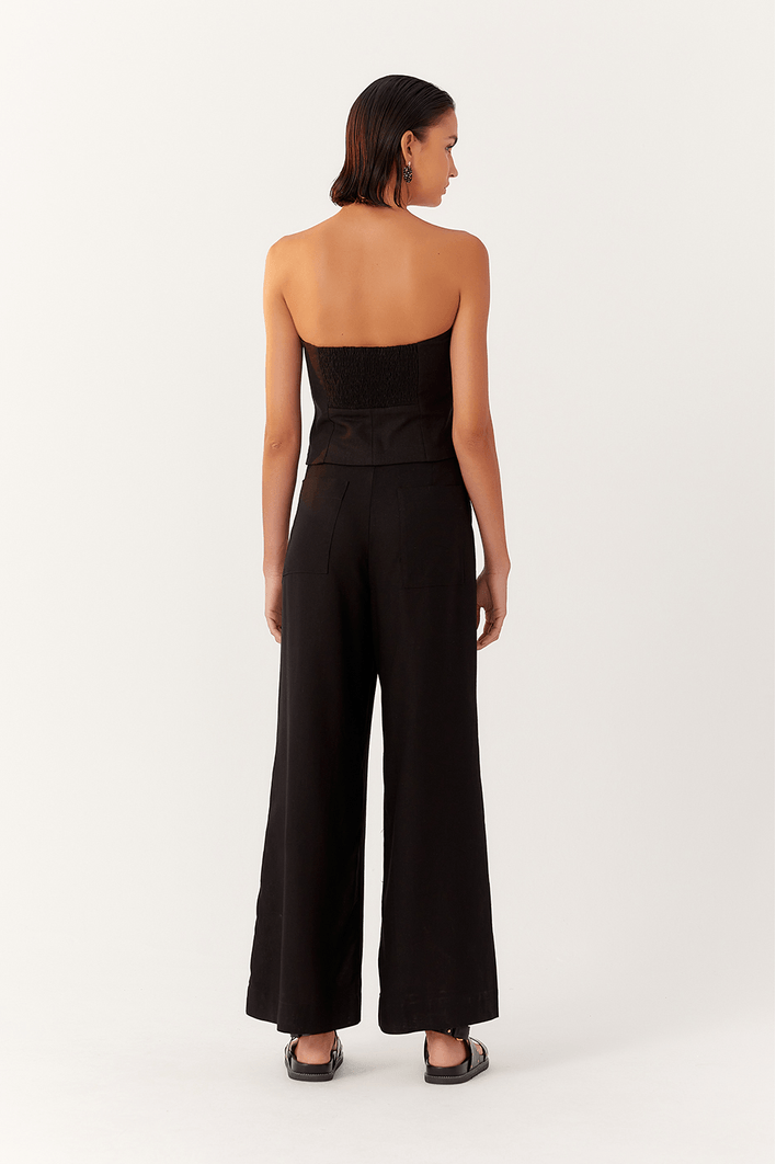 Calça Linho Cós Faixa