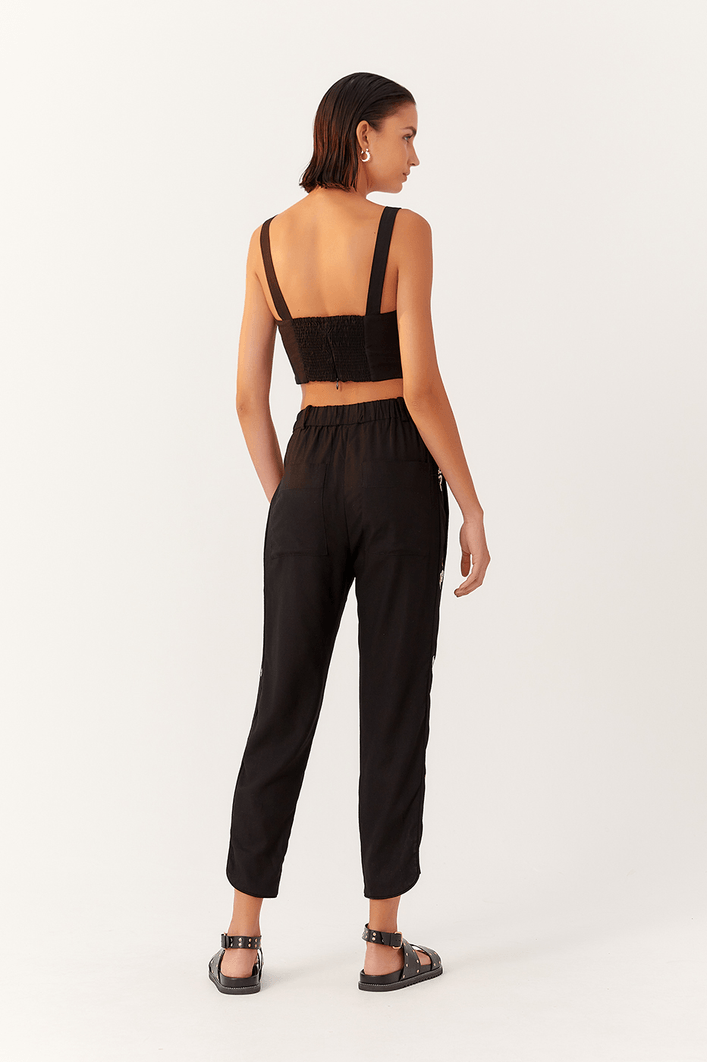 Calça Linho Bordado Sonhos
