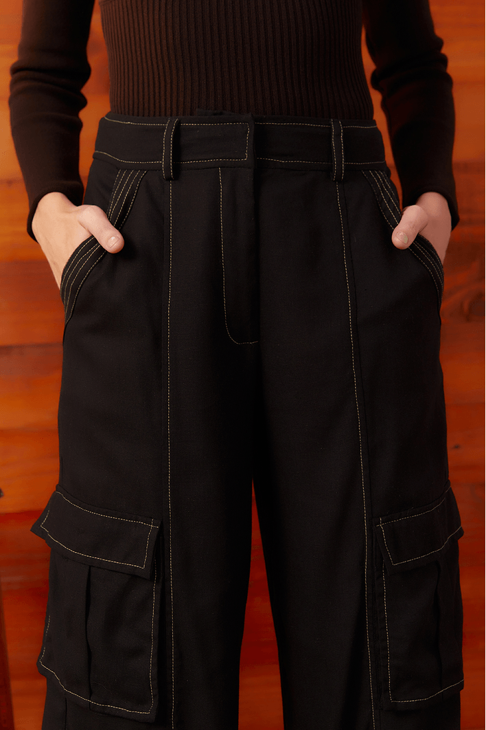 Calça Linho Utilitária