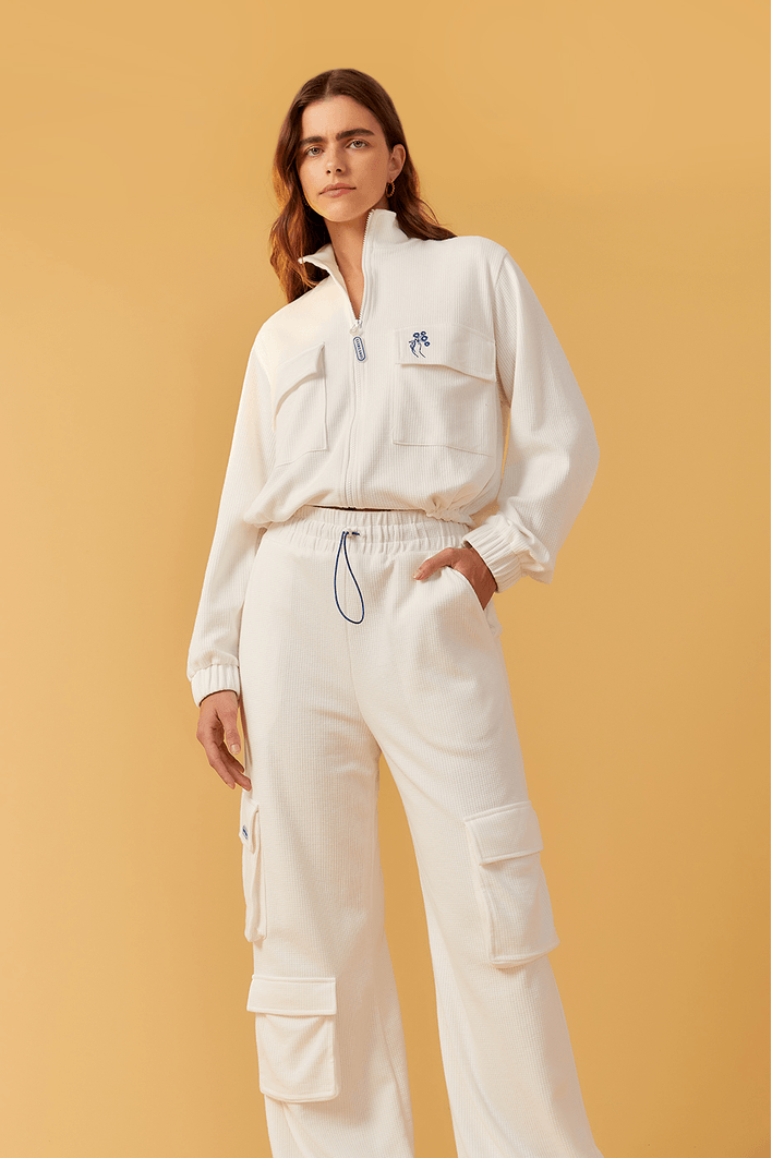 Calça Jogger Textura Quadradinho