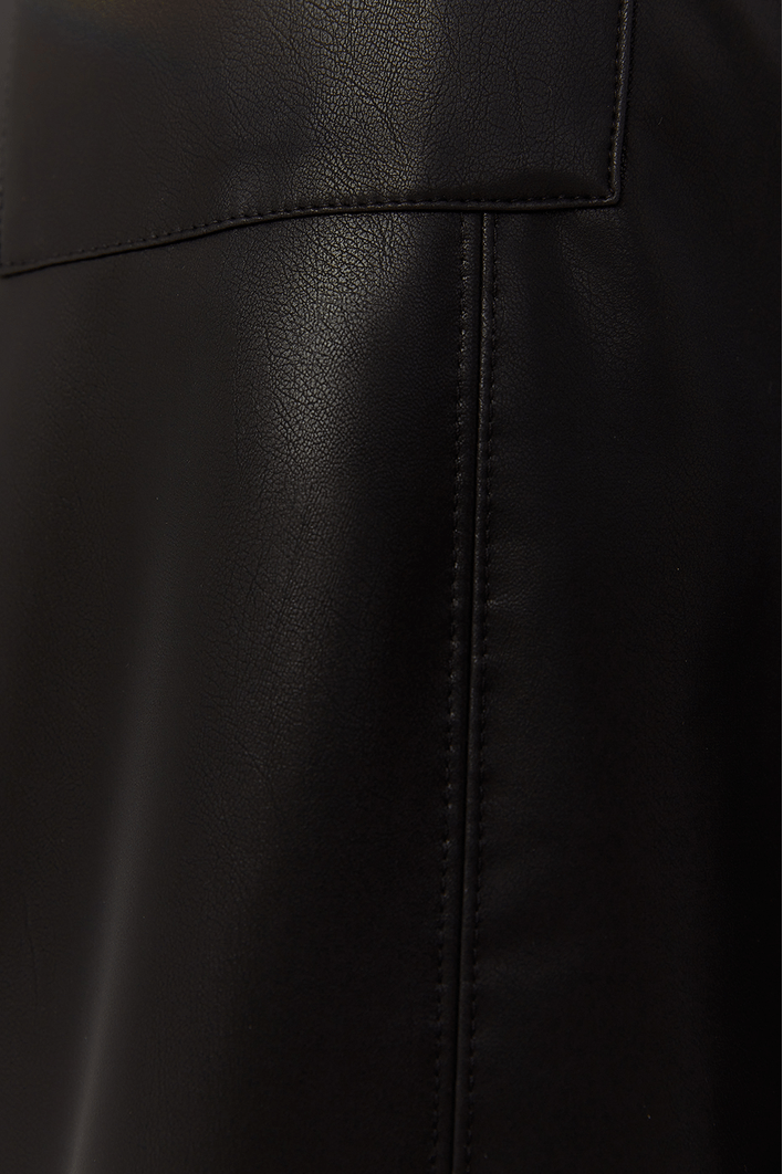 Calça Alfaiataria Malha Leather