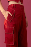 Calça Cargo Alfaiataria Pespontos