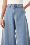 Calça Jeans Maxi Pantalona