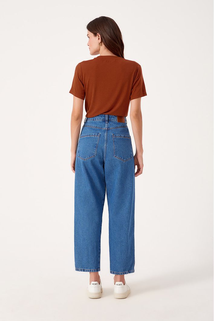 Calça Jeans Pespontos