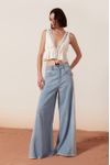 Calça Jeans Flare Recorte