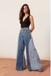 Calça Jeans Bicolor