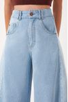 Calça Jeans Flare Recorte