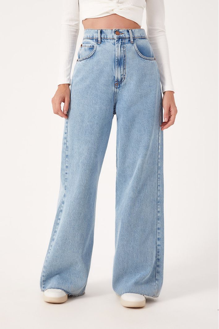 Calça Jeans Reta
